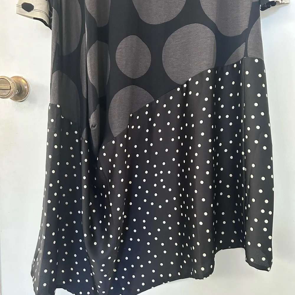 ALEMBIKA POLKA DOT BALOON DRESS SIZE 1/US SIZE 6 - Picture 5 of 8